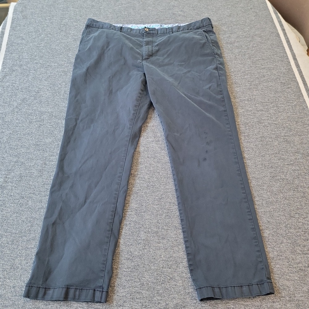 Tommy Bahama Boracay Pants Mens 40x30 Navy Blue Stretch Performance Chino Preppy